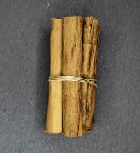 Bundle of Ceylon Cinnamon tied with wrapping cord