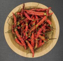Cayene Chili pods from local farms in Madeira